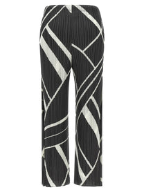 Pleats Please Issey Miyake Fold Line Pants Grey
