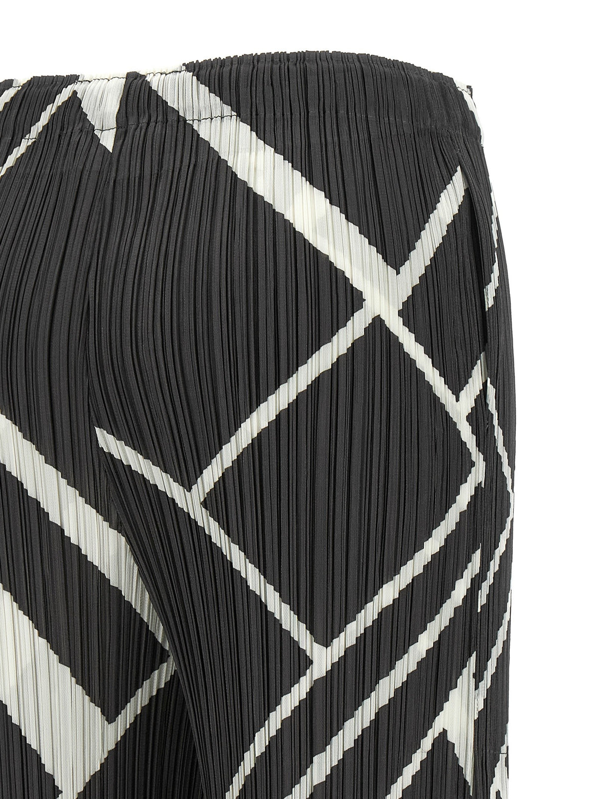Pleats Please Issey Miyake Fold Line Pants Grey