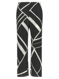 Pleats Please Issey Miyake Fold Line Pants Grey