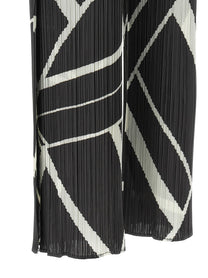 Pleats Please Issey Miyake Fold Line Pants Grey