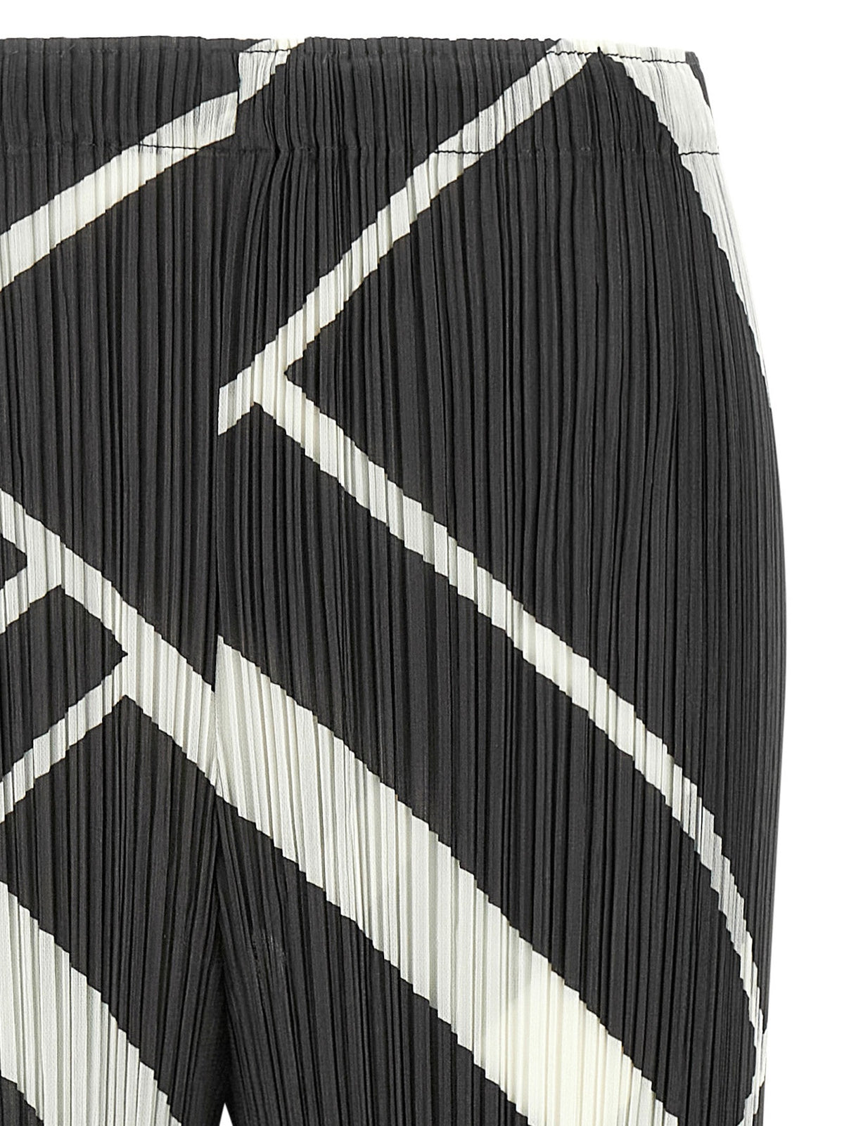 Pleats Please Issey Miyake Fold Line Pants Grey