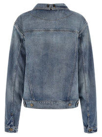 Maison Margiela Folded Collar Jacket Blue