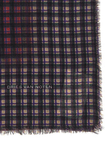 Dries Van Noten Folk Scarf Gold