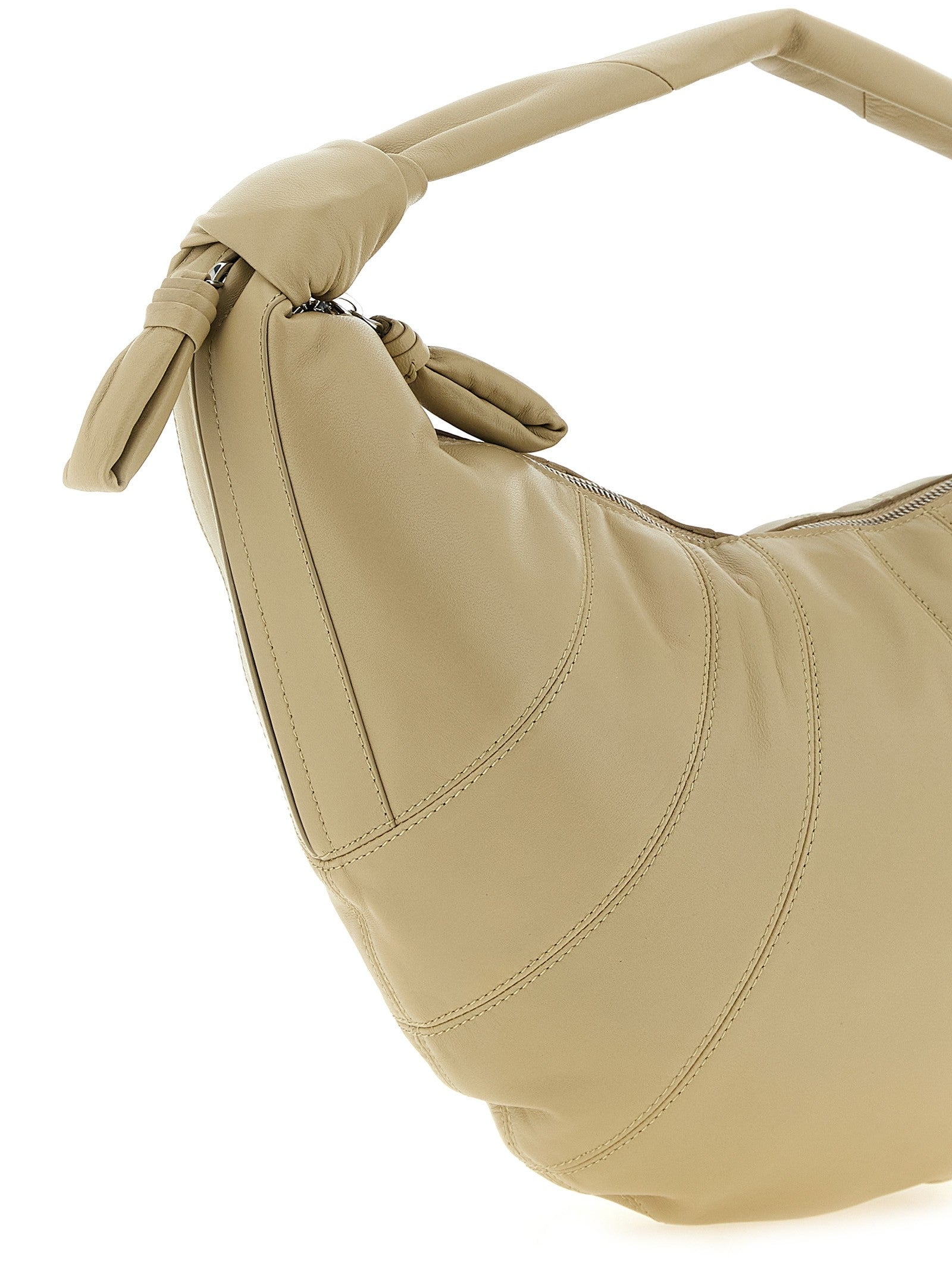 Lemaire Fortune Croissant Shoulder Bag Beige