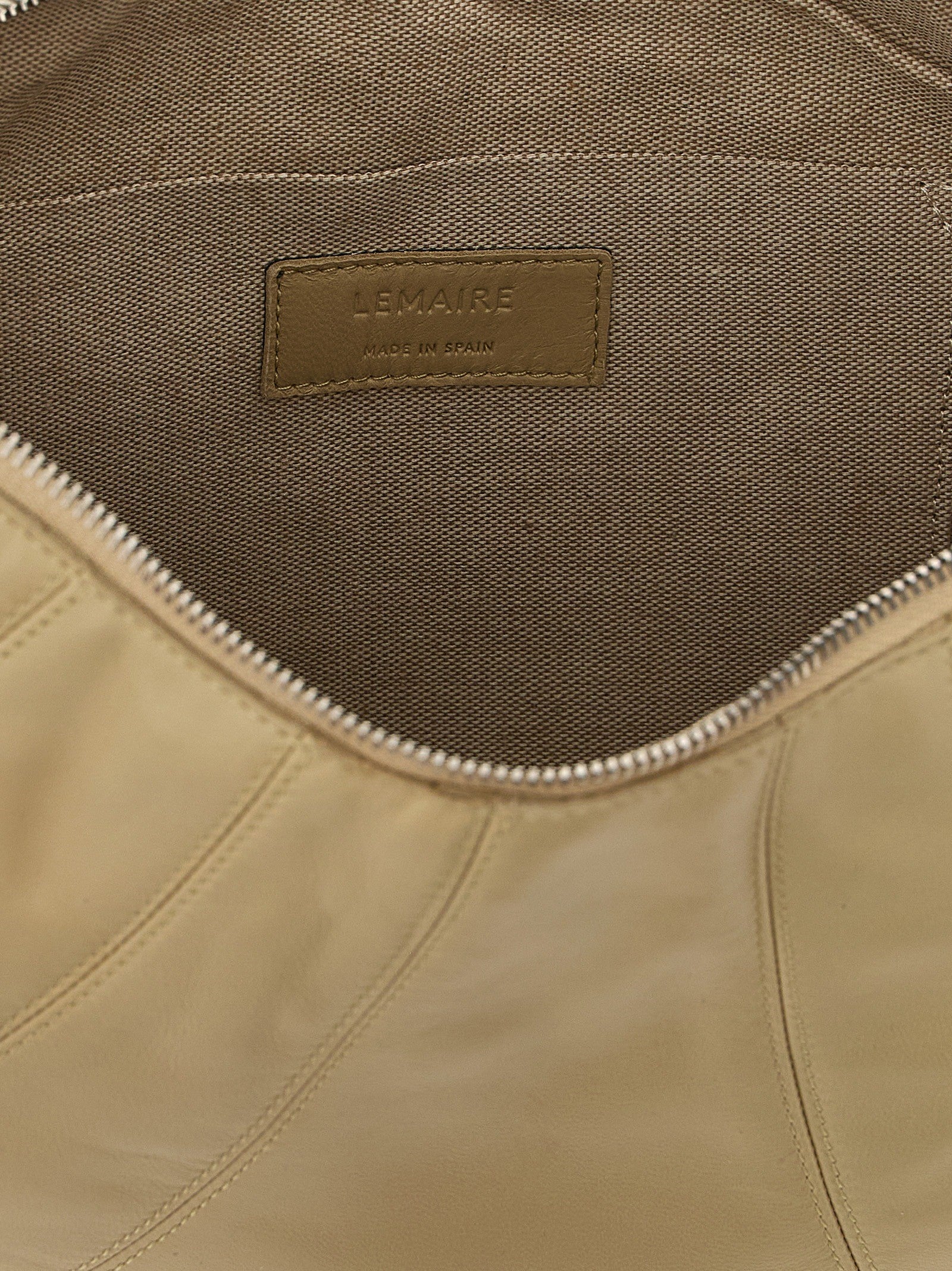 Lemaire Fortune Croissant Shoulder Bag Beige