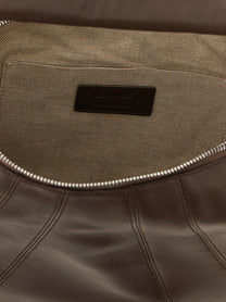 Lemaire Fortune Croissant Shoulder Bag Brown