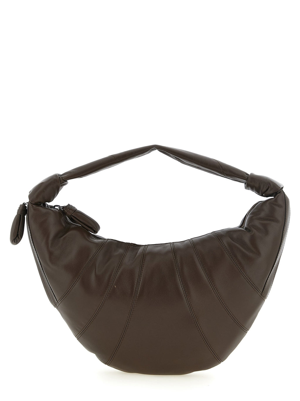 Lemaire Fortune Croissant Shoulder Bag Brown