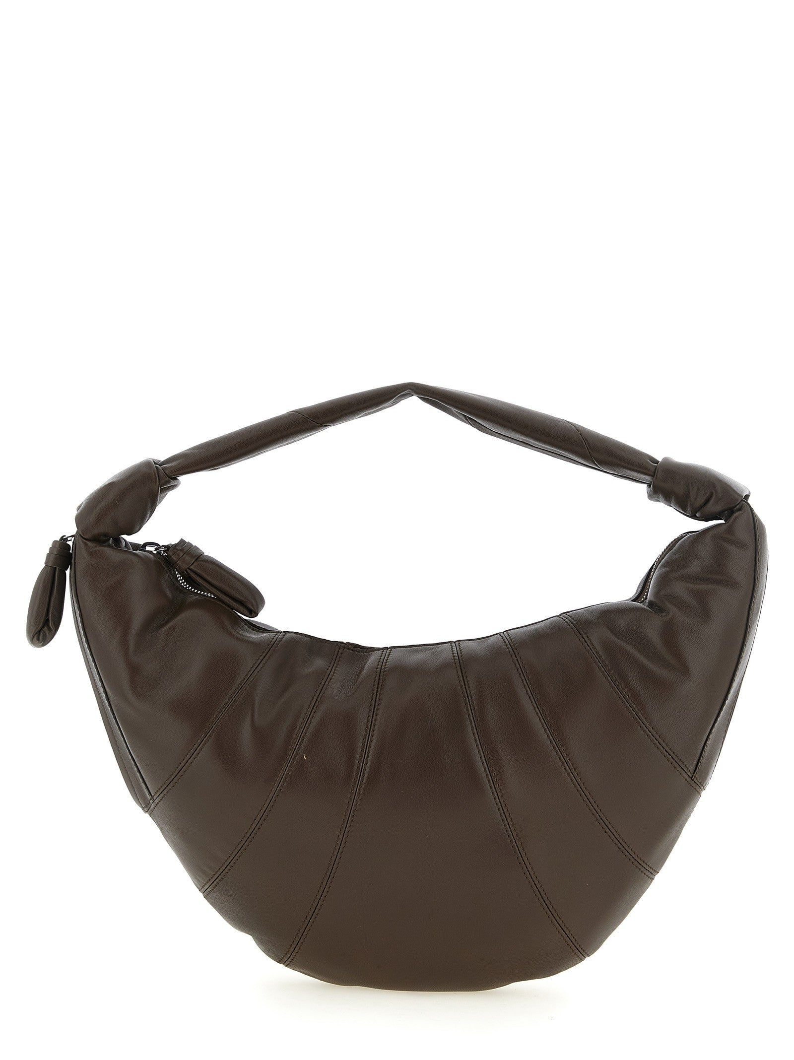Lemaire Fortune Croissant Shoulder Bag Brown