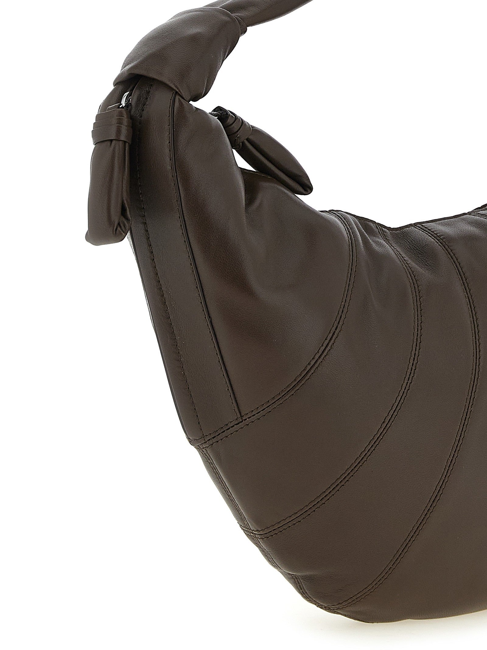 Lemaire Fortune Croissant Shoulder Bag Brown
