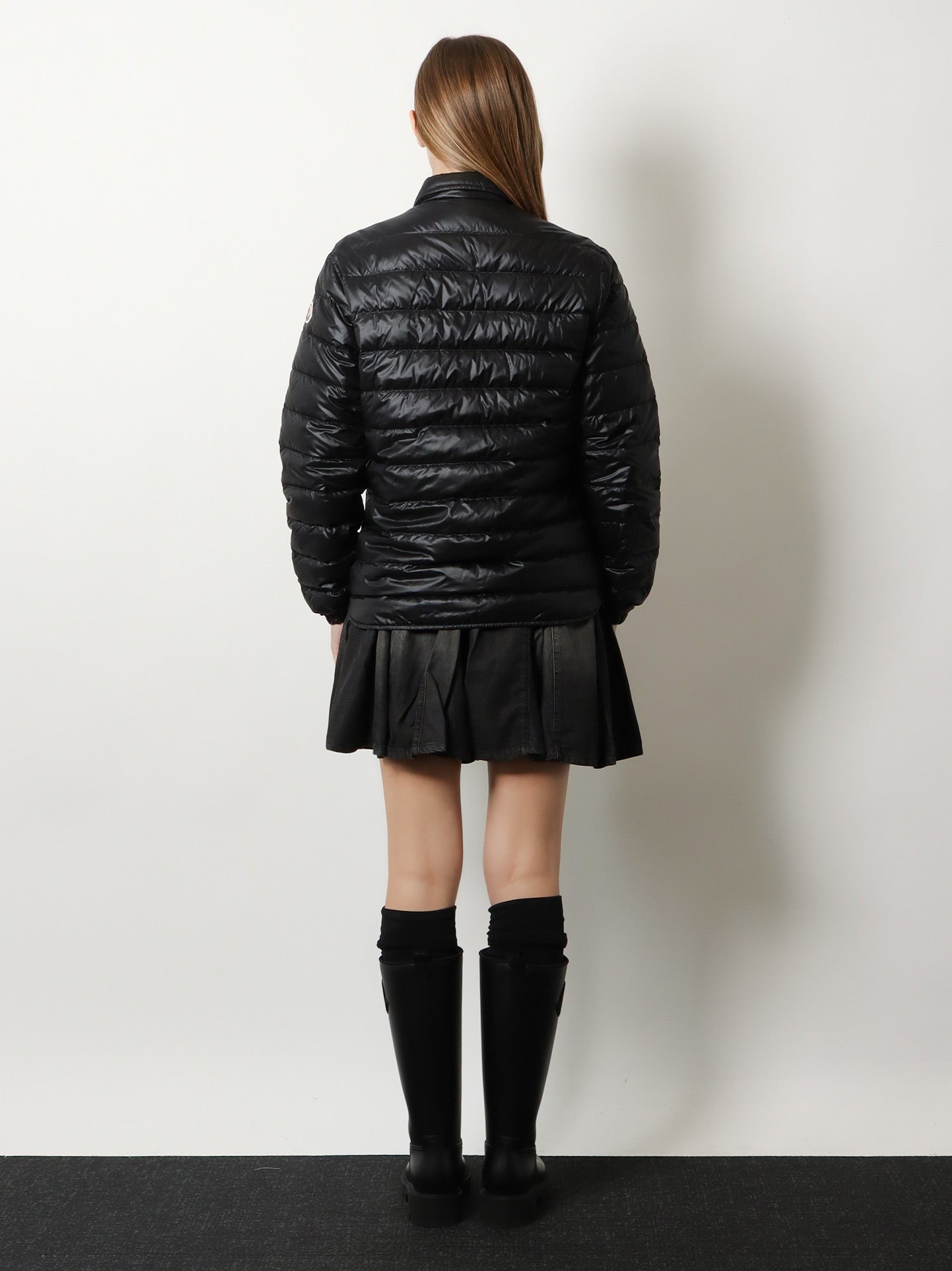 Moncler Women's Fouine Foldable Down Jacket Black