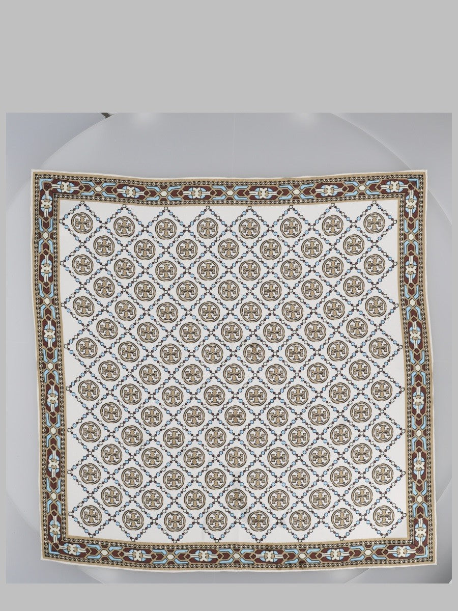 Tory Burch Women's Foulard Deco Monogram Multicolor