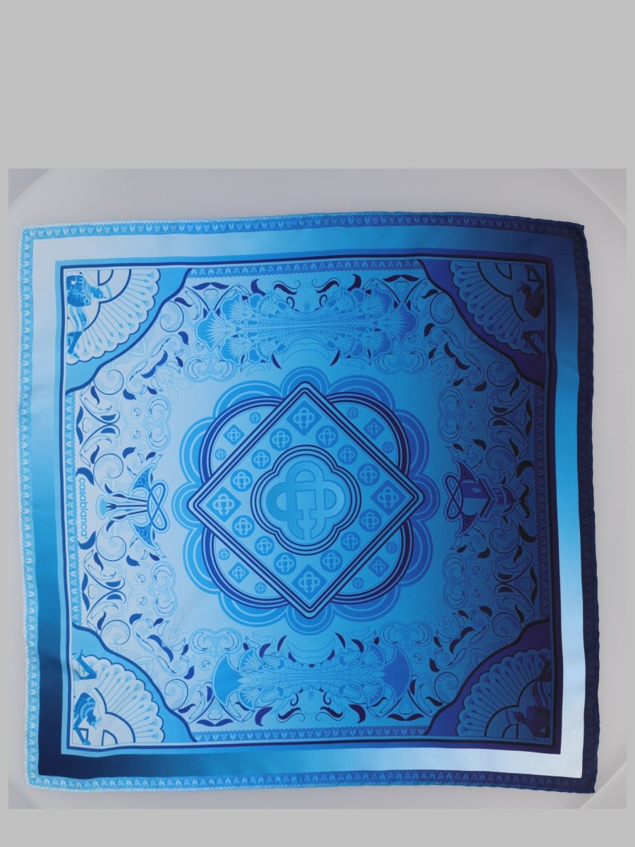 Casablanca Men's Foulard Egyptian Rug Medium Blue