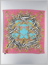 Versace Jeans Couture Women's Foulard in Lana Seta Multicolor
