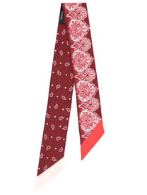 Pinko Women's Foulard in Misto Seta Red