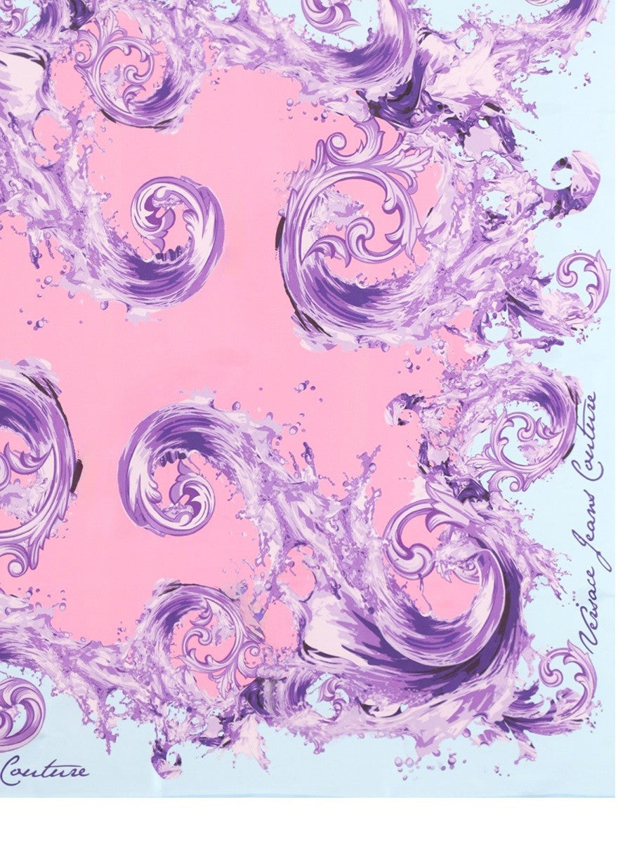 Versace Jeans Couture Women's Foulard in Seta Purple
