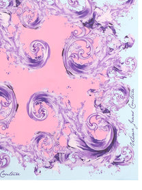 Versace Jeans Couture Women's Foulard in Seta Purple