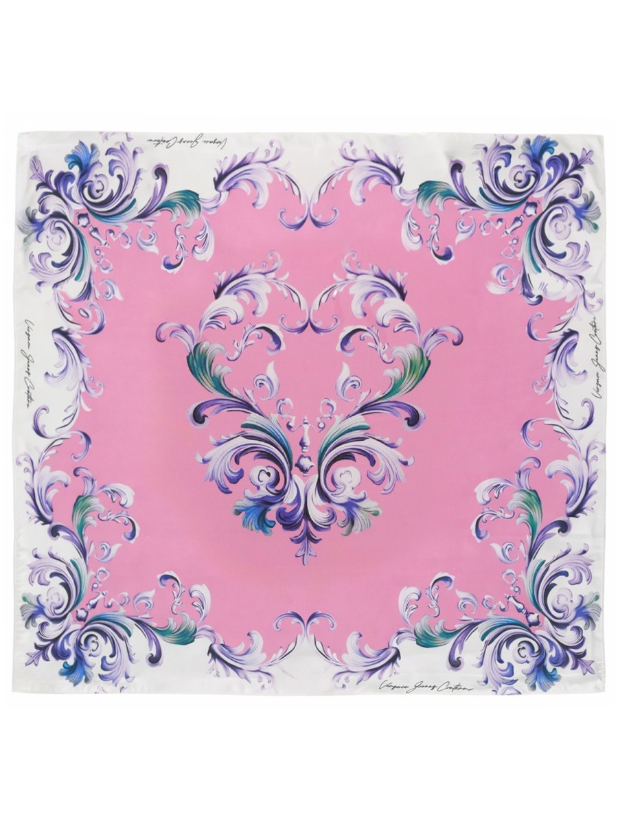 Versace Jeans Couture Women's Silk Scarf Blue