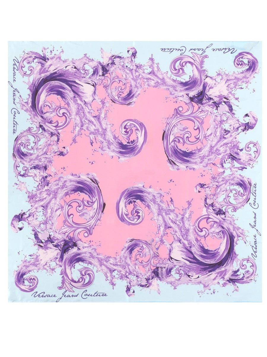 Versace Jeans Couture Women's Foulard in Seta Purple