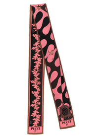 Emilio Pucci Mix of Prints Scarf Gold