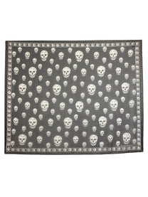 Alexander McQueen Women's Foulard Skull Classico Black