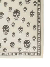 Alexander McQueen Men's Foulard Skull White