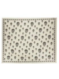 Alexander McQueen Men's Foulard Skull White