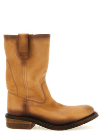 Miu Miu Foule Ankle Boots Brown