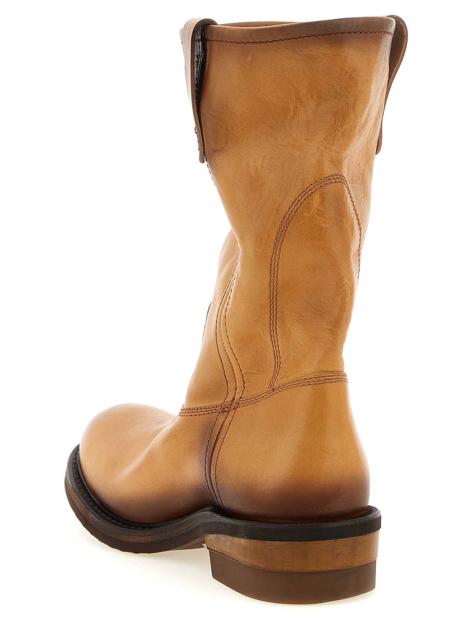 Miu Miu Foule Ankle Boots Brown
