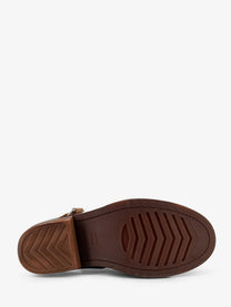 Miu Miu Women's Foule Leather Sabot Sandals Beige
