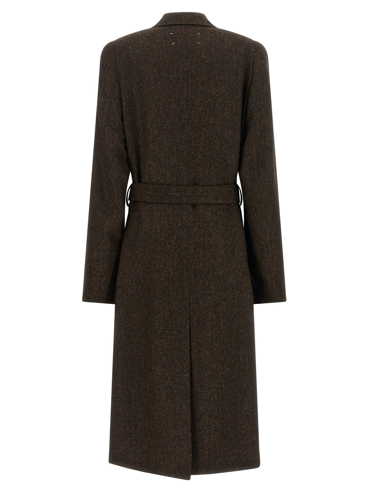 Maison Margiela Four Stitches Coat Brown