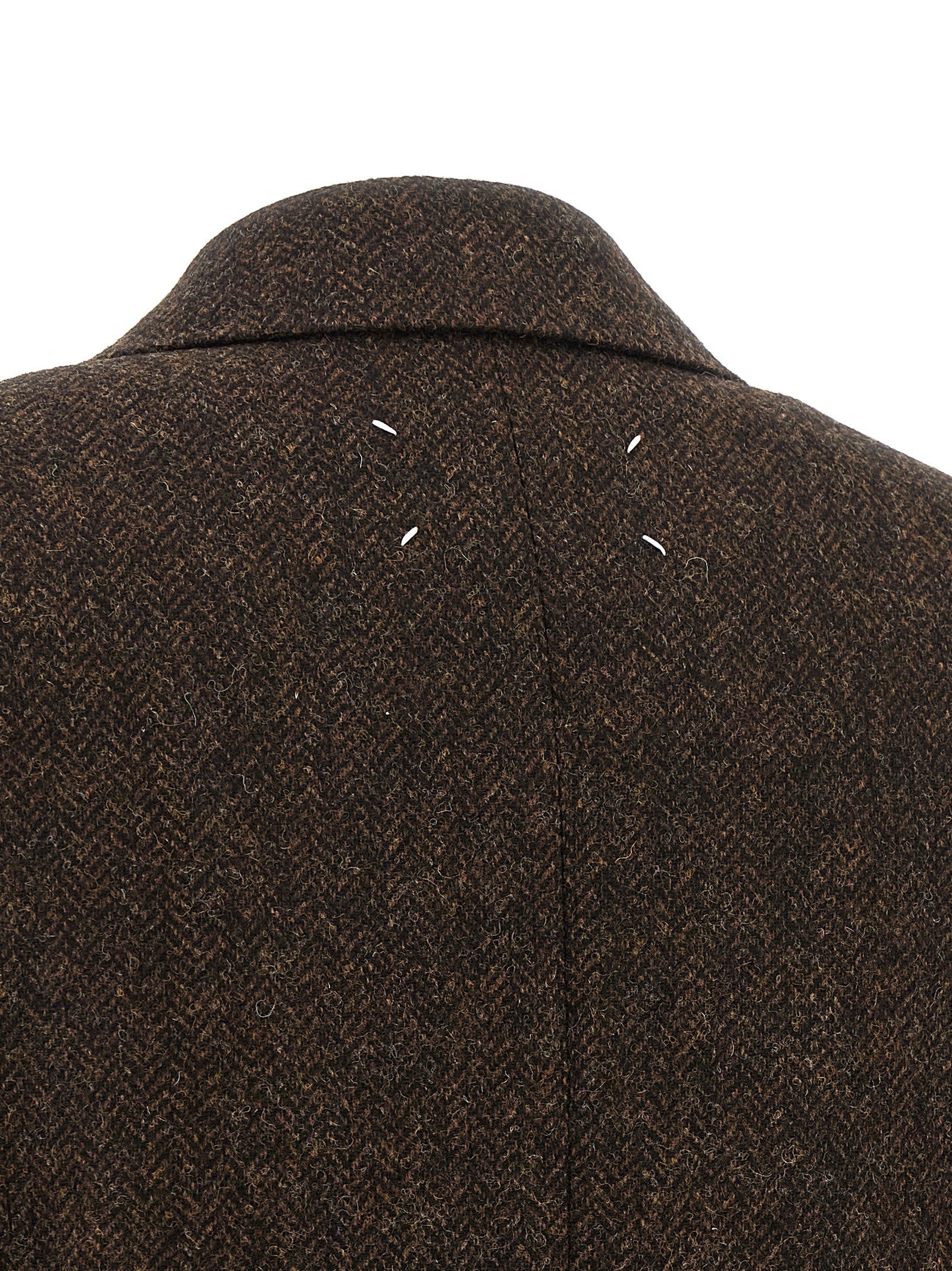 Maison Margiela Four Stitches Coat Brown