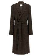 Maison Margiela Four Stitches Coat Brown