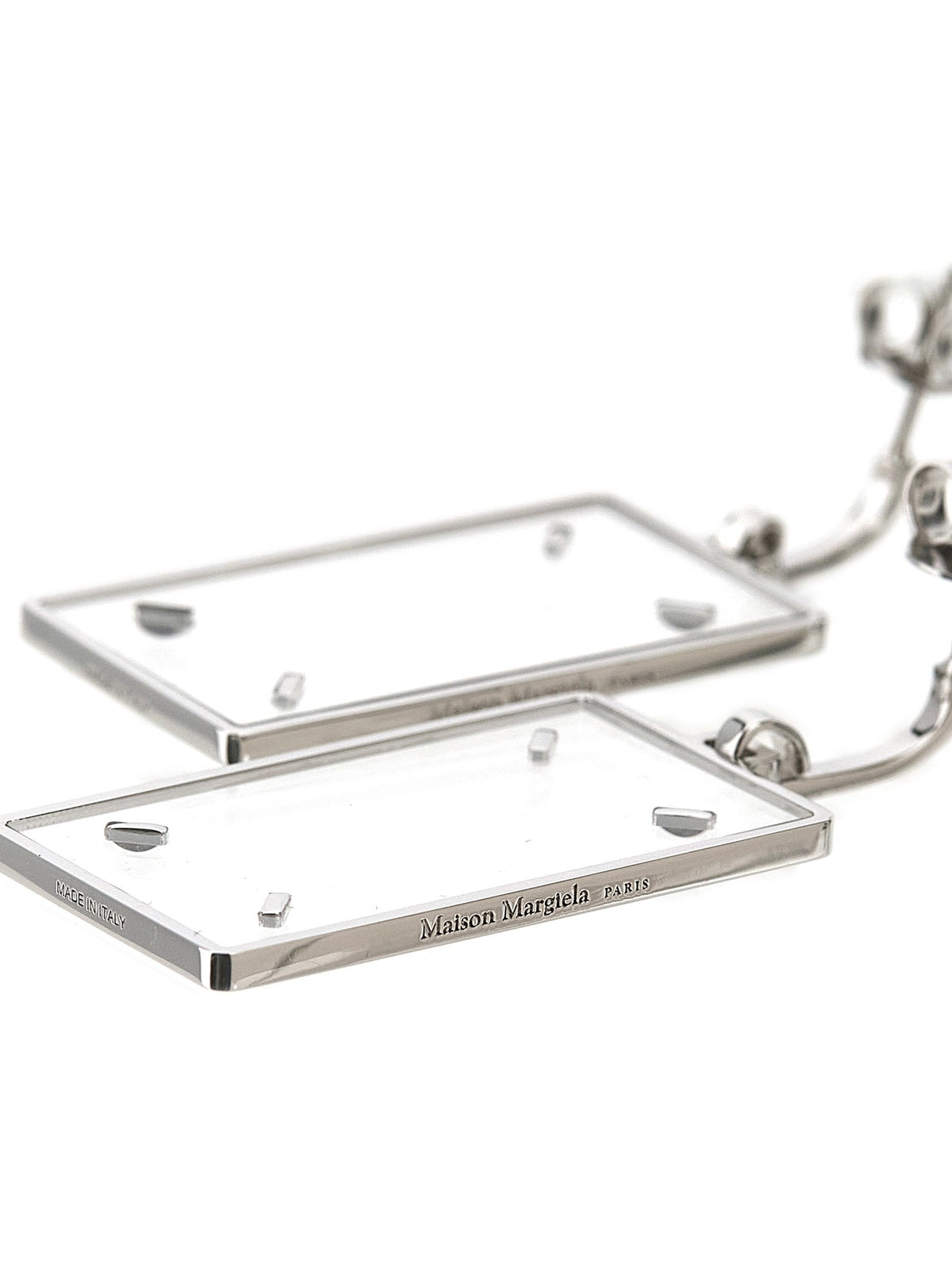 Maison Margiela Four Stitches Earrings Silver