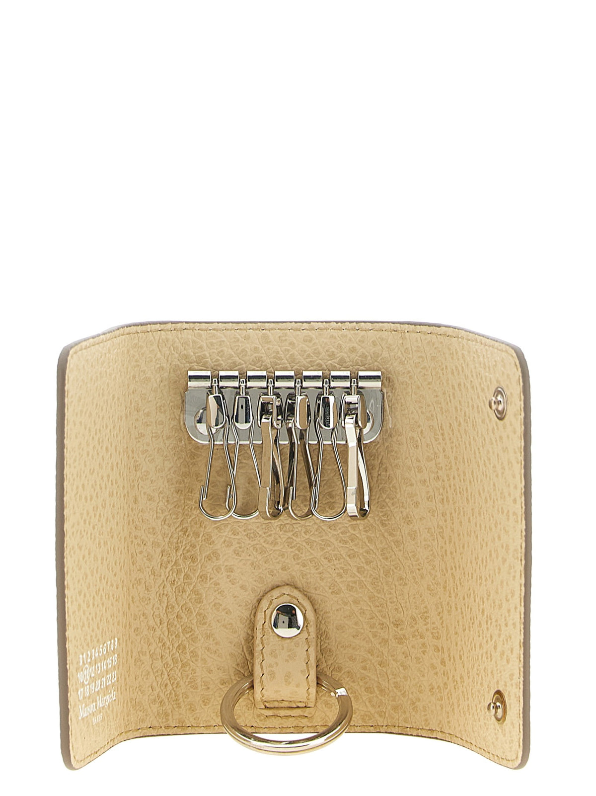 Maison Margiela Four Stitches Keyring Brown