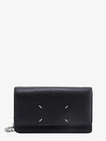 Maison Margiela Women's Four Stitches Leather Crossbody Bag Black