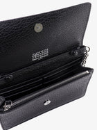 Maison Margiela Women's Four Stitches Wallet on Chain Black, view 4