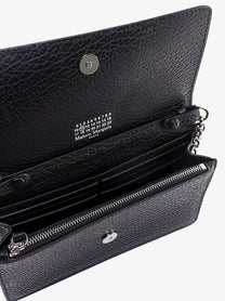 Maison Margiela Women's Four Stitches Leather Crossbody Bag Black