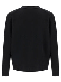 Maison Kitsuné Fox Head Cardigan Black