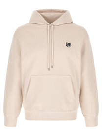 Maison Kitsuné Fox Head Hoodie Beige
