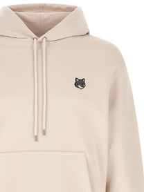 Maison Kitsuné Fox Head Hoodie Beige