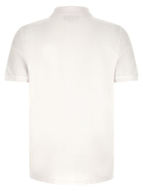 Maison Kitsuné Fox Head Polo Shirt White