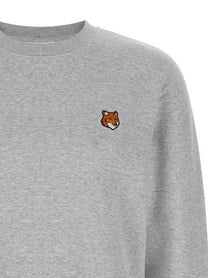 Maison Kitsuné Fox Head Sweatshirt Grey