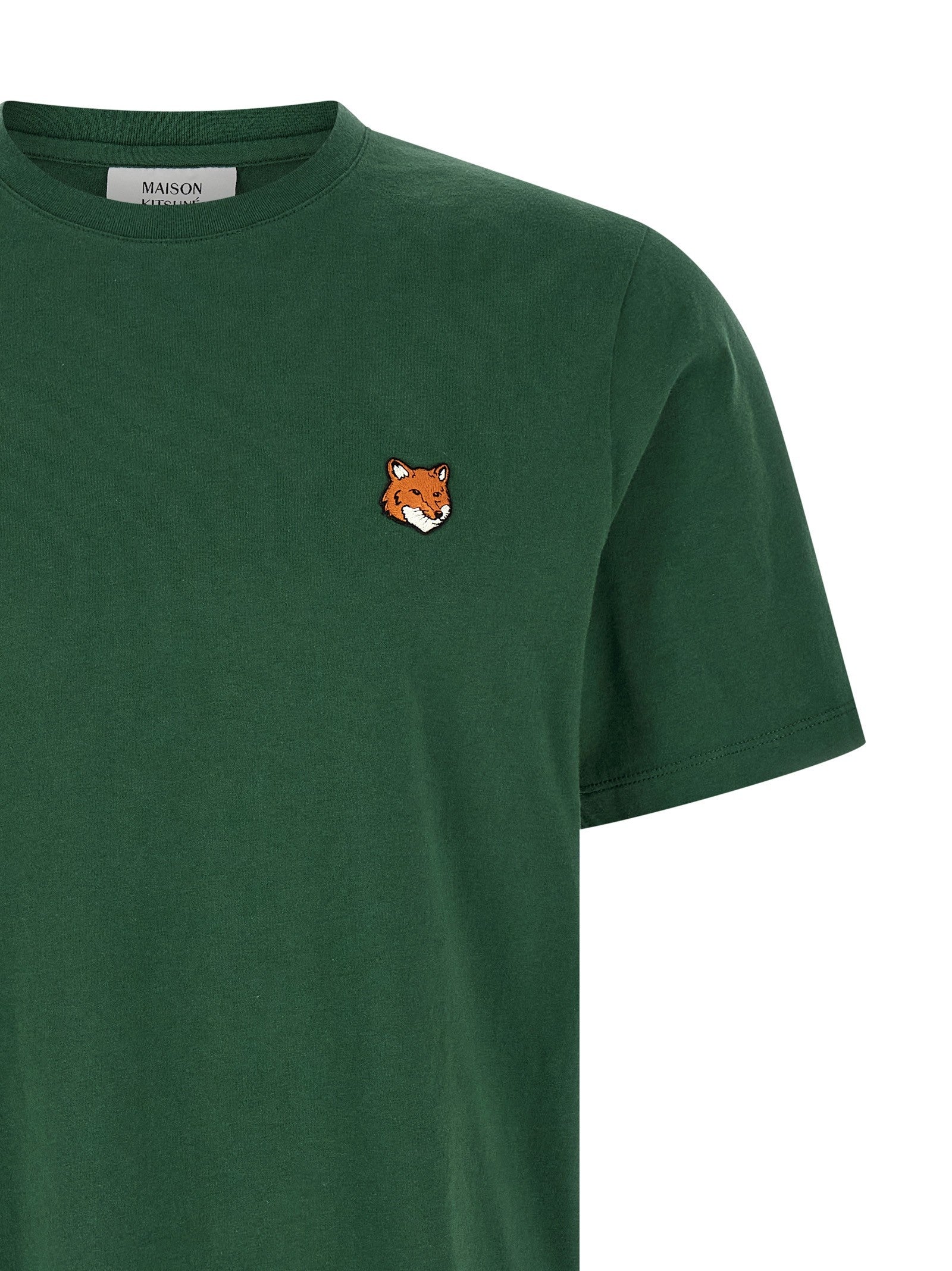 Maison Kitsuné Fox Head Shirt Green