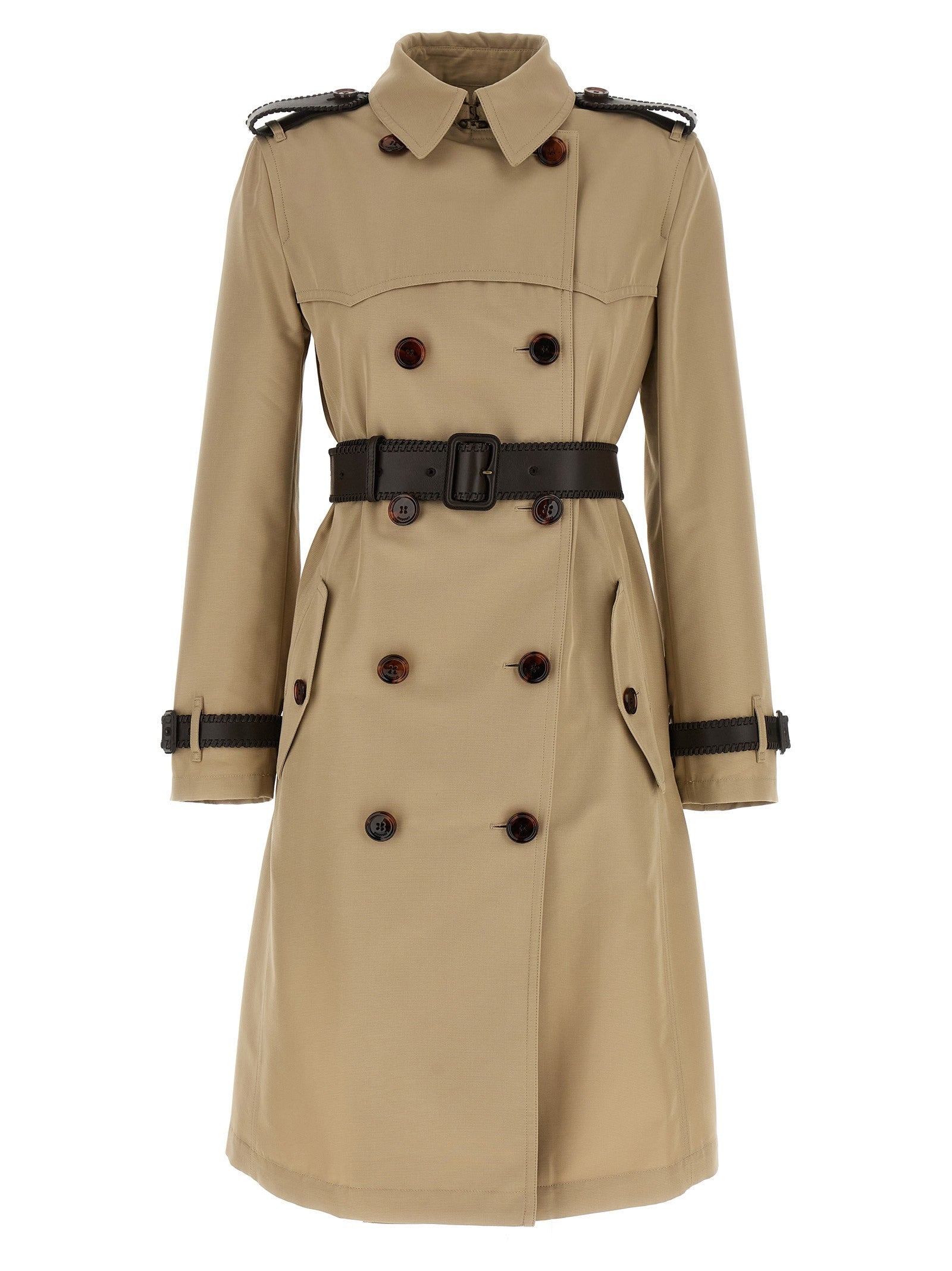 Burberry Foxfield Trench Coat Beige