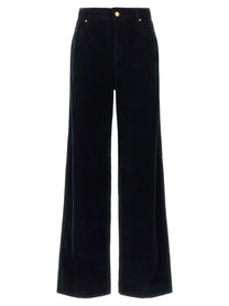 Max Mara Studio Fragola Palazzo Pants Blue