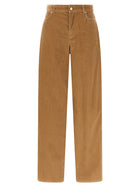 Max Mara Studio Fragola Velvet Pants Beige