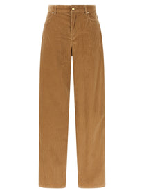 Max Mara Studio Fragola Velvet Pants Beige