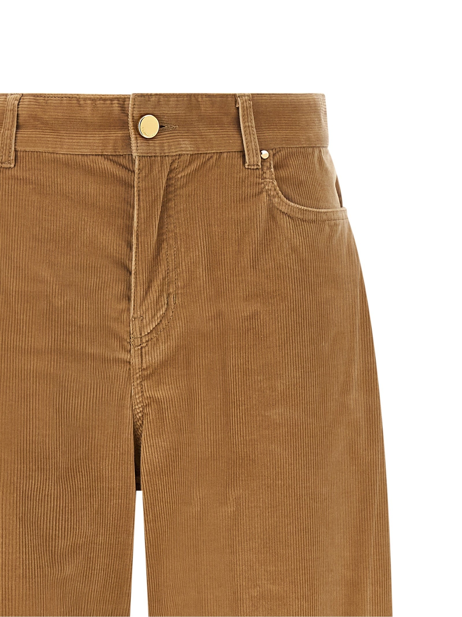 Max Mara Studio Fragola Velvet Pants Beige