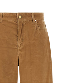 Max Mara Studio Fragola Velvet Pants Beige