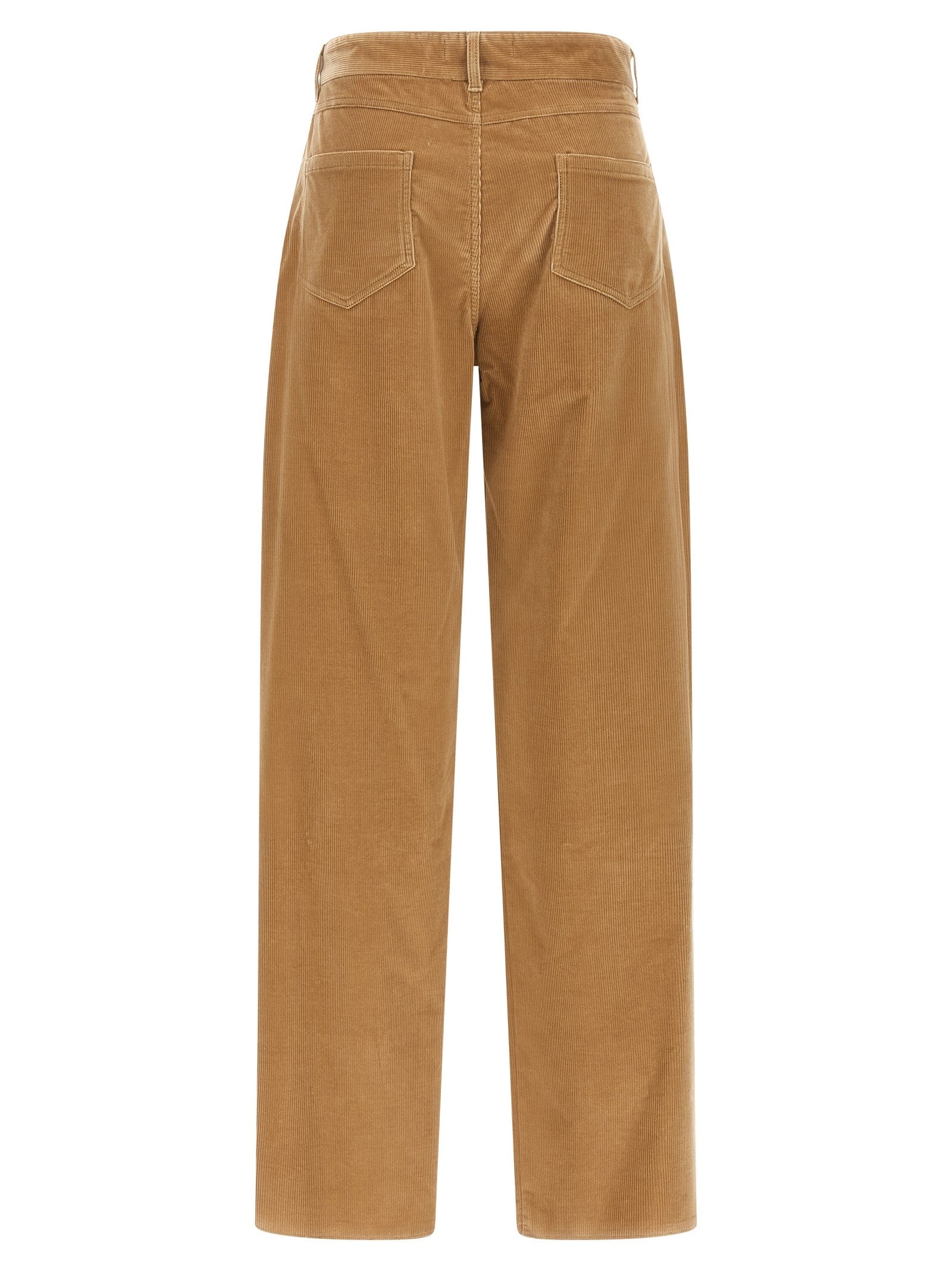 Max Mara Studio Fragola Velvet Pants Beige